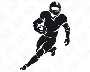 Campione di football americano-adesivo murale