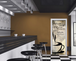 Adesivo per porte-Vi siete mai chiesti cos'è il caffè?