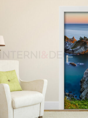 Decoro porta paesaggio "A PICCO SUL MARE"