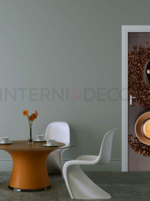 Decorazione porta caffè "CHICCHI E TAZZINE"