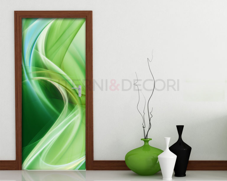 Decoro porta vortice "SFUMATURE DI VERDE"