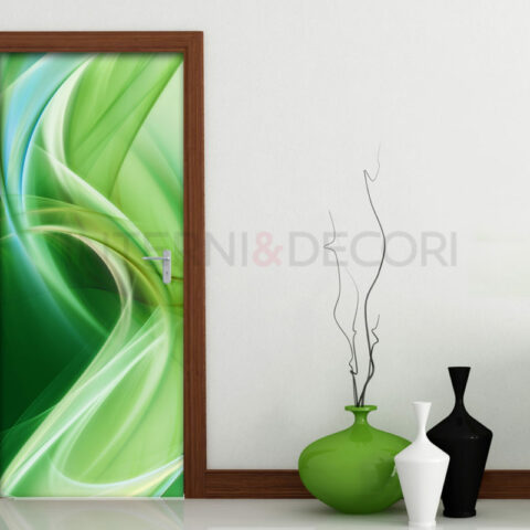 Decoro porta vortice "SFUMATURE DI VERDE"