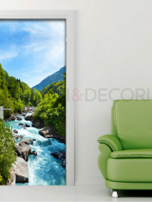 Decoro porta paesaggio "FIUME DI MONTAGNA"