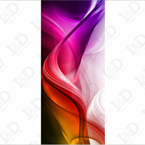 Vortice variopinto-adesivo per porte