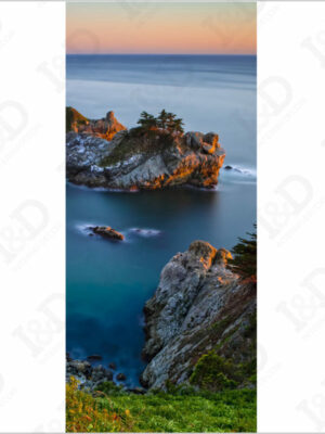 A picco sul mare-adesivo per porte