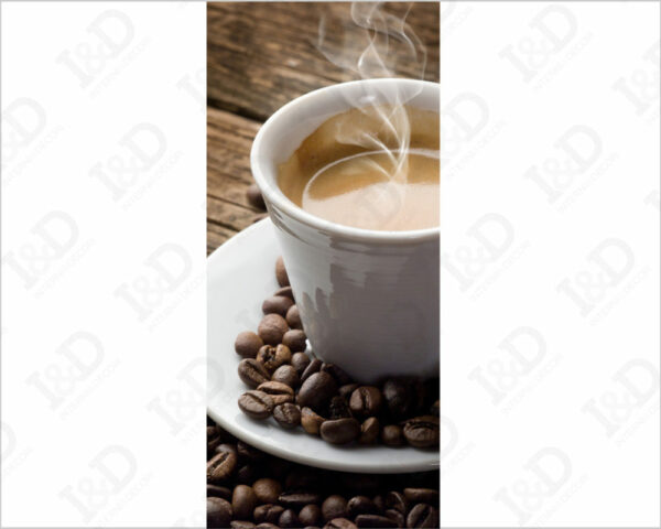 Decoro porta tazza caffè "IL CAFFÈ È SERVITO"