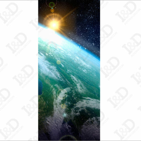 Viaggio nello spazio-adesivo per porte