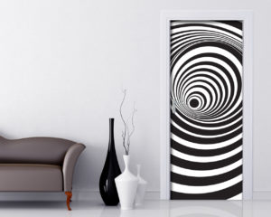 Adesivo per porte-spirale ottica