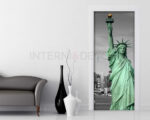 Decoro porta Statua della Libertà "SOUVENIR DI NEW YORK"