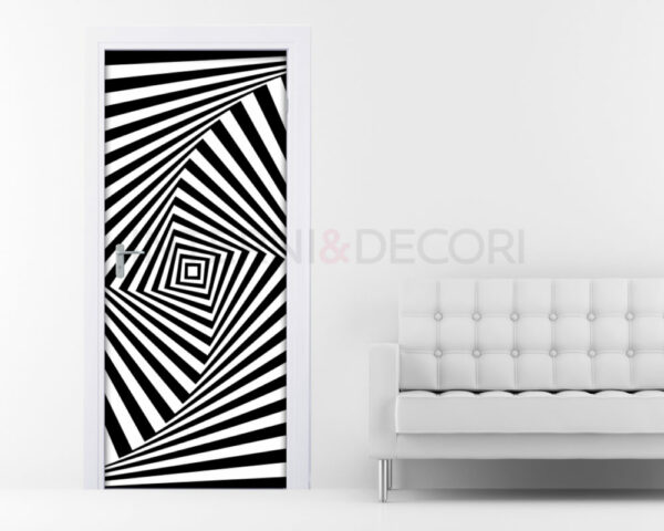 Adesivo porta optical art "ILLUSION"