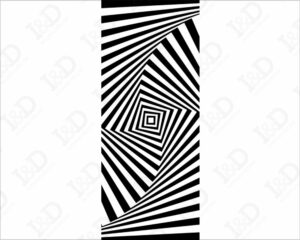 Optical illusion-adesivo per porte