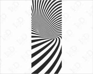 Salto nel vuoto-adesivo per porte