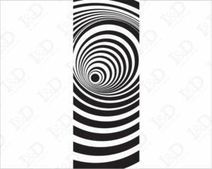 Spirale ottica-adesivo per porte