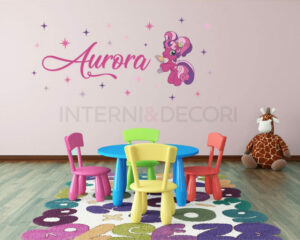 Wall sticker bimba "MY LITTLE PONY CHEERILEE" - Adesivo murale con nome