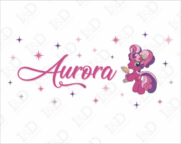 Wall sticker bimba "MY LITTLE PONY CHEERILEE" - Adesivo murale con nome