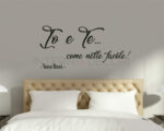 Adesivo da parete frase Vasco Rossi "COME NELLE FAVOLE"