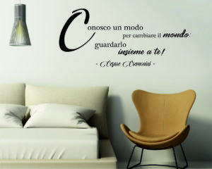 Ecco l'amore che cos'é-Cesare Cremonini-Adesivo murale