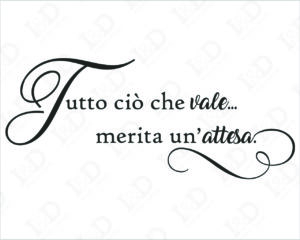 Frase adesiva nascita bimbo-tutto ciò che vale…-adesivo murale