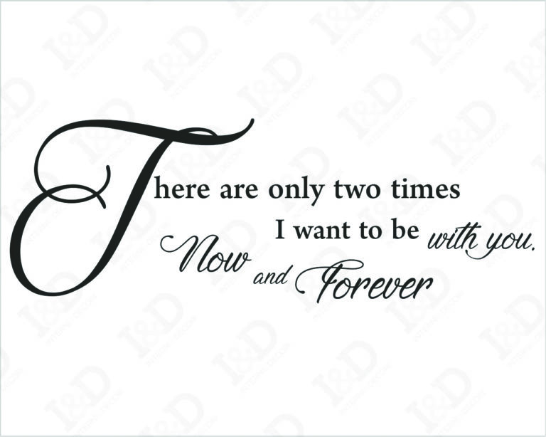 Frase adesiva amore " THERE ARE ONLY TWO TIMES..."