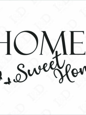 Adesivo da parete casa-home sweet home-adesivo murale