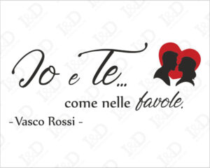 Vasco Rossi-come nelle favole 2-adesivo murale