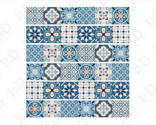 Adesivi per scale "FANTASIE BLU"