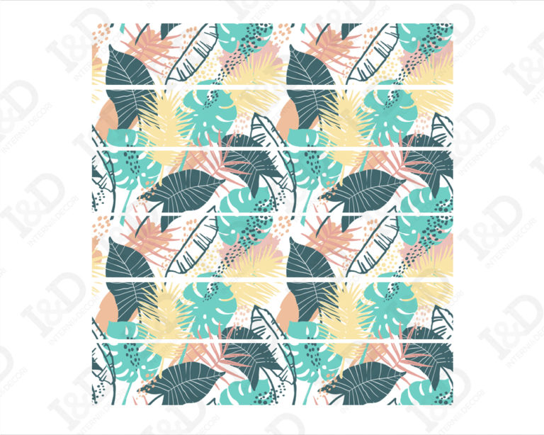 Stickers per scale "FOGLIE TROPICALI"