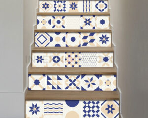 Stickers per scale "WHITE AND BLUE"