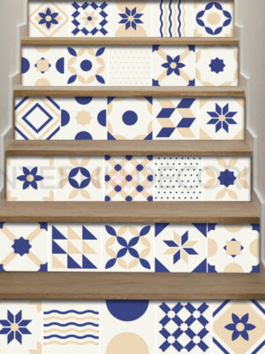 Stickers per scale "WHITE AND BLUE"