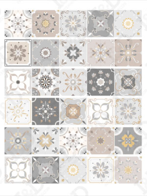 Adesivo per scale-gradazioni di tortora n.2-decorazione per scale