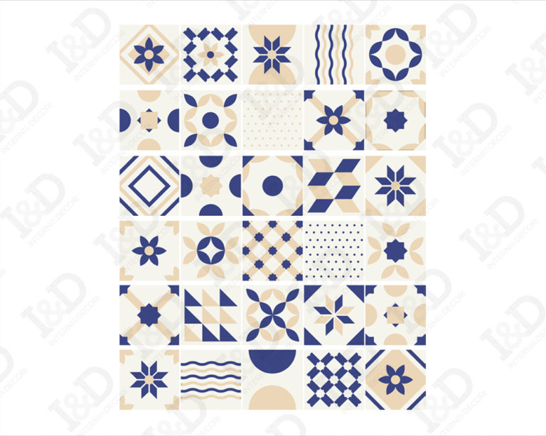 Stickers per scale "WHITE AND BLUE"
