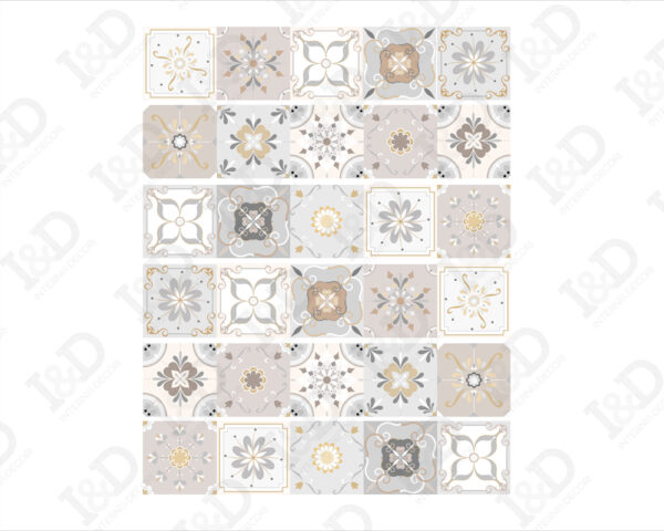 Adesivi per scale "SFUMATURE DI TORTORA"