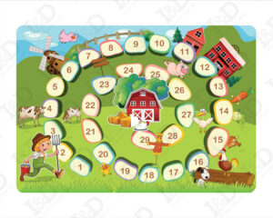 Tappeto adesivo bambini-il gioco dell’oca-adesivo per pavimenti