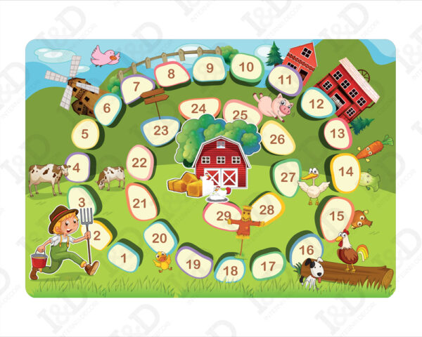 Tappeto adesivo bambini "GIOCO DELL'OCA" - Adesivo per pavimento