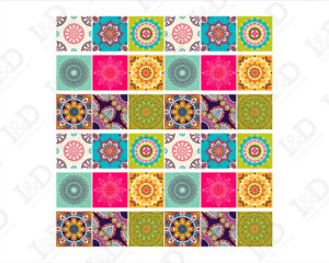 Adesivo per scale-coloured stairs-decorazione per scale