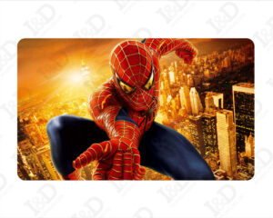 Tappeto adesivo-Spiderman sui tetti-adesivo per pavimenti