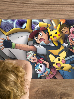 Tappeto adesivo bambini "AMICI POKÉMON" - Adesivo per pavimento