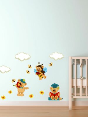 Adesivo da parete "ORSETTI DIVERTENTI" - Adesivo murale