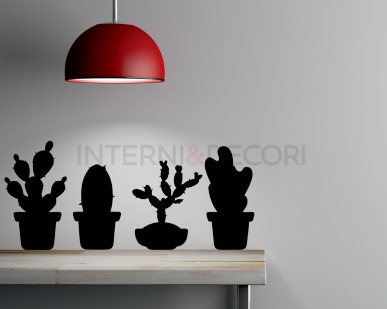 Adesivo da parete cactus "SAGOME DI PIANTE"