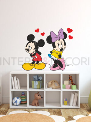 Adesivo da parete Topolino "COME DUE INNAMORATI" - Adesivo murale