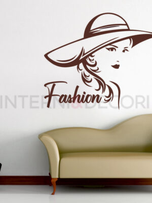 Adesivo da parete donna "FASHION STYLE"