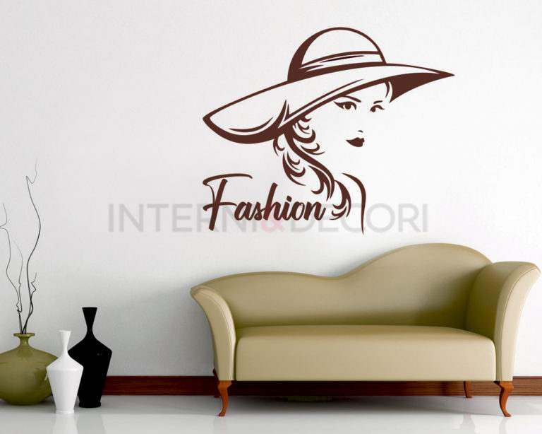 Adesivo da parete donna "FASHION STYLE"
