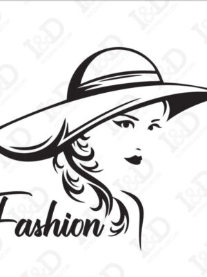 Adesivo da parete donna-fashion style-adesivo murale