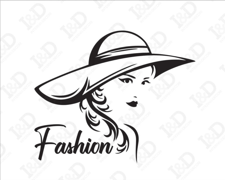 Adesivo da parete donna "FASHION STYLE"