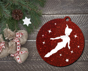 Pallina personalizzata con nome-my little prince-decorazioni a taglio laser