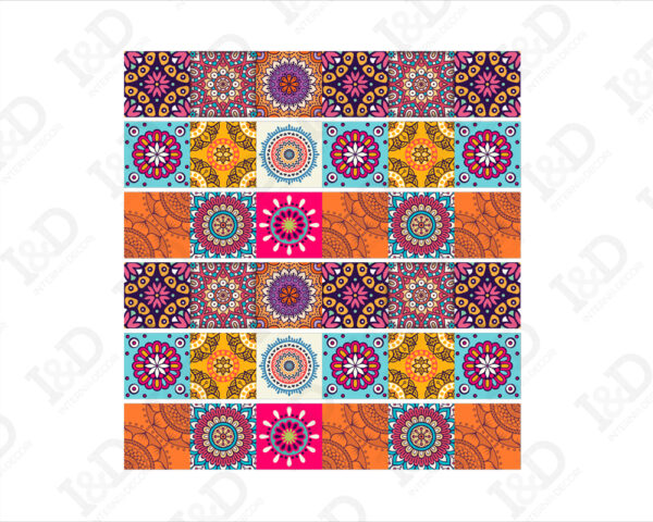 Rivestimenti per scale "SFUMATURE DI ARANCIO"