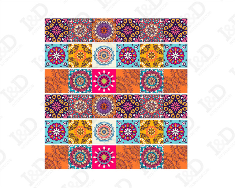 Rivestimenti per scale "SFUMATURE DI ARANCIO"