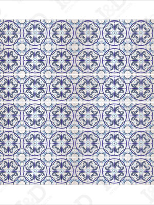 Adesivo per scale-blue stairs-decor