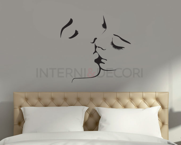 Adesivo da parete amore "ROMANTICO BACIO"