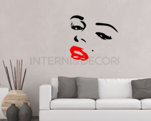Adesivo da parete Marilyn "BELLEZZA SENZA TEMPO"